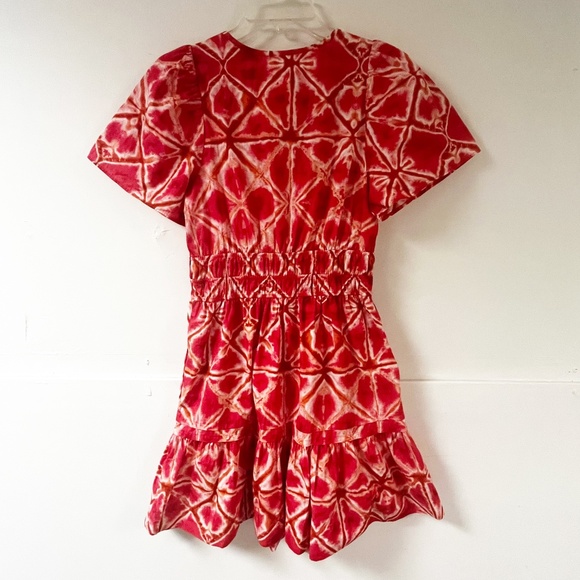 Anthropologie The Somerset Mini Dress in Pink Smocked Poplin Cotton Size Small - Picture 10 of 12